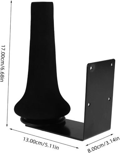 Saxophone and Flute Wall Mount Hanger Rack Adjustable Instrument Display Stand for Clarinet and Straight Pipe Storage Black Music Accessory Holder in Saudi Arabia