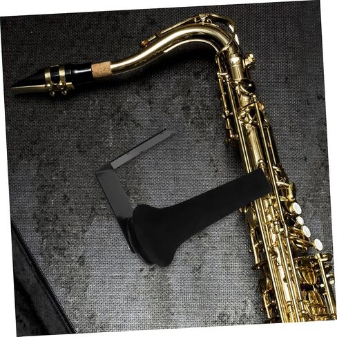Saxophone and Flute Wall Mount Hanger Rack Adjustable Instrument Display Stand for Clarinet and Straight Pipe Storage Black Music Accessory Holder in Saudi Arabia
