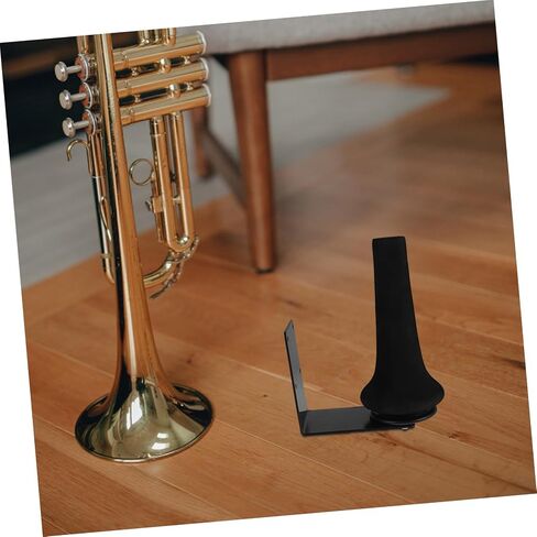 Saxophone and Flute Wall Mount Hanger Rack Adjustable Instrument Display Stand for Clarinet and Straight Pipe Storage Black Music Accessory Holder in Saudi Arabia