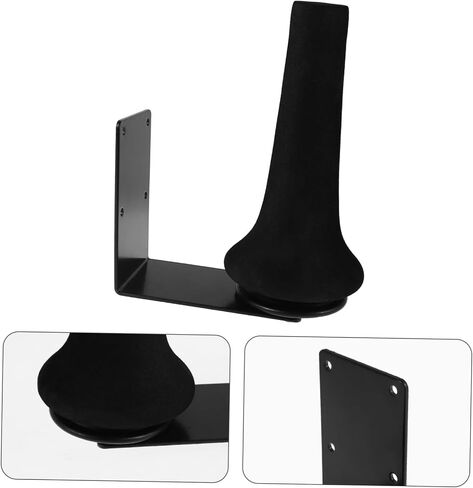 Saxophone and Flute Wall Mount Hanger Rack Adjustable Instrument Display Stand for Clarinet and Straight Pipe Storage Black Music Accessory Holder in Saudi Arabia