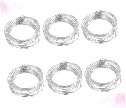 ARTIBETTER 6roll Flexible Aluminum Bendable Iron Wire for Doll Skeletons Molding DIY Projects in Saudi Arabia
