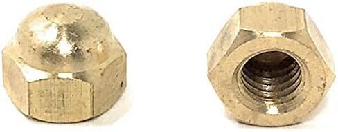 5/16-18 Acorn Cap Nuts Solid Brass (25 Pieces) in Saudi Arabia
