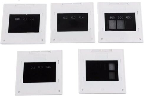 مجموعة صرف حيود مع ورقة تداخل دائرية مزدوجة ثلاثية مزدوجة 50 × 50 مم للفيزياء البصريات تجربة الفصول الدراسية حزمة 5 in Kuwait