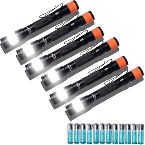 KunHe Probe 4 Pack LED 250 Lumens Pen Flashlight High Lumens with AA*8 Alkaline Batteries(Included) and Magnetic Base for Inspection Repair Engineer Gift for Husband Dad in Kuwait