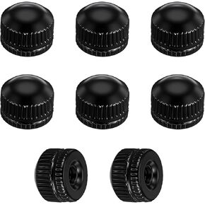 8pcs m4 capts for tiptures ، clover cap cover cover cover cover cover cover cover cover cover cover for protection ، frass lefressup stupture duts ، devinative screwcap rovice for furniture (Black) in Kuwait