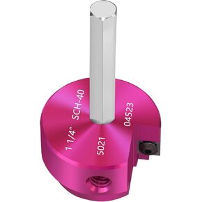 PVC Fitting Saver 2-Inch Head,2" PVC Pipe Reamer with 3/8-Inch Hex Shaft,Socket Saver Plumbing Tool Plastic Pipe Fitting Reamer for Sch.40 CPVC ABS Hub,Fit Standard 1/2" Drills in Kuwait
