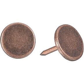 uxcell تنجيد الأثاث الأثاث دبابيس الأظافر ، 100pcs 11x17mm الإبهام دبابيس مجموعة التشكيلة مجموعة الكربون الصلب للأريكة المنزلية DIY رؤوس الأظافر الأظافر in Kuwait