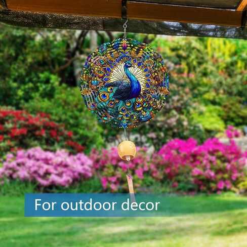 غزل الرياح الكاردينال من الفولاذ المقاوم للصدأ ، معلقة في الهواء الطلق المعدني ثلاثية الأبعاد الدوار لديكور ساحة الحديقة ، 10 بوصة in Kuwait