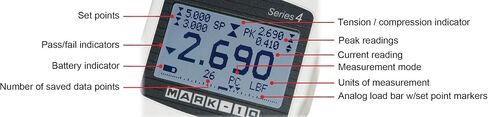 Mark-10 M4-200 Series M4 Digital Force Gauge ، 200 LBF سعة in Kuwait