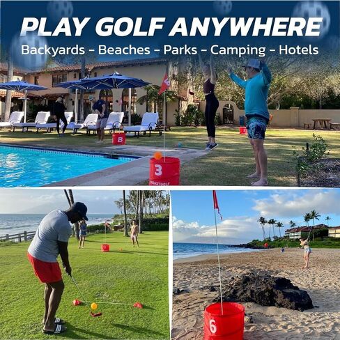 bucketgolf Game Official Size and Weight Extra Balls (6 Pack) - Replacement Balls Works for All Lawn Golf Game Sets. in Kuwait
