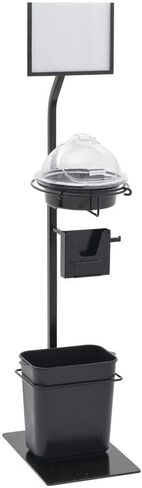 Hubert Infotaste Deluxe Sample Stand - 12 "L x 17 3/4" W x 55 3/4 "H in Saudi Arabia
