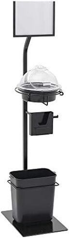 Hubert Infotaste Deluxe Sample Stand - 12 "L x 17 3/4" W x 55 3/4 "H in Saudi Arabia