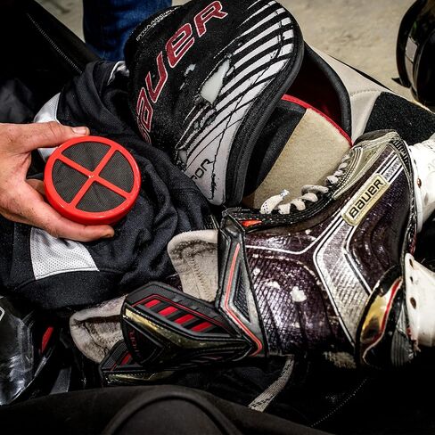 Equipment Deodorizer Pucks - Unscented Sports Equipment Deodorizer Fights Odor and Moisture, Odor Control for Skates, Shoes, Gym Bags, Sports Bags, Totes, Helmets and Gear - 2 Pack in Saudi Arabia