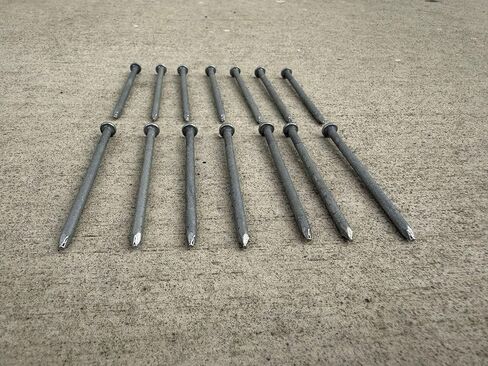 Sandbaggy 3" Joist Hanger Nails (appx. 55 nails/lb) - Barbed Shank, 9 Gauge Steel, 5/16" Diameter Round Head - 10d Nail (3, Pounds) in Saudi Arabia