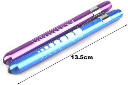 Move on Medical Penlight Pocket Pen Flashlight Emergency Relief Replaceable Battery Reusable Suitable for Surgeons, Nurses, Multicolor in Saudi Arabia