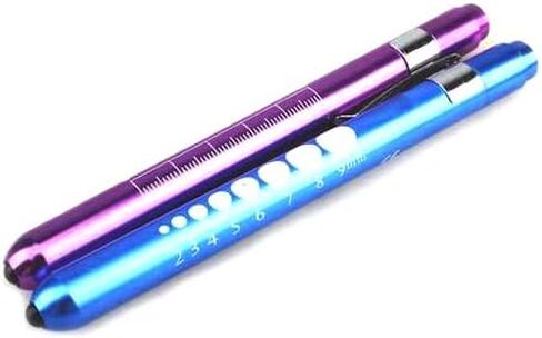 Move on Medical Penlight Pocket Pen Flashlight Emergency Relief Replaceable Battery Reusable Suitable for Surgeons, Nurses, Multicolor in Saudi Arabia