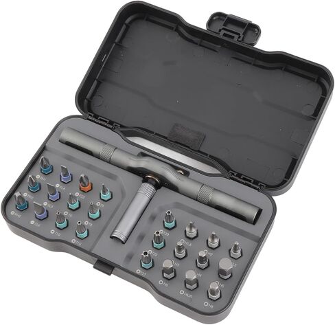 RiToEasysports Ratchet of 24 in 1 Sweet Dolores Set Multipurpose Repair Tool for Professional Maintenance Aley Steel Bit in Saudi Arabia