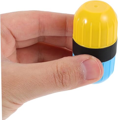 أسطوانة طوابع الموسيقية لمخططات الوتر ستة خطوط وخمسة خطوط اللون الأصفر والأزرق للتعليم الموسيقي والمشاريع الإبداعية in Kuwait