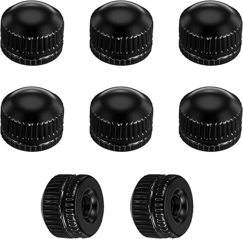 8pcs m4 capts for tiptures ، clover cap cover cover cover cover cover cover cover cover cover cover for protection ، frass lefressup stupture duts ، devinative screwcap rovice for furniture (Black) in Kuwait