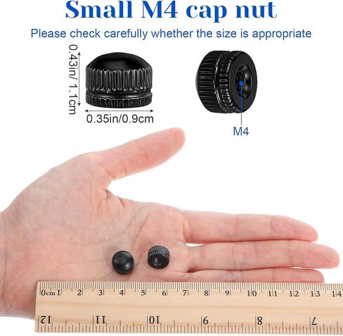 8pcs m4 capts for tiptures ، clover cap cover cover cover cover cover cover cover cover cover cover for protection ، frass lefressup stupture duts ، devinative screwcap rovice for furniture (Black) in Kuwait