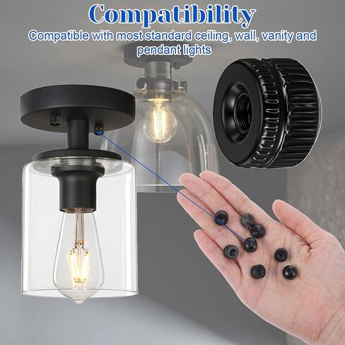 8pcs m4 capts for tiptures ، clover cap cover cover cover cover cover cover cover cover cover cover for protection ، frass lefressup stupture duts ، devinative screwcap rovice for furniture (Black) in Kuwait