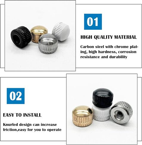 M4 x 9mm x 11mm Nut for Lamp Light Fixtures,Knurled Decorative Screw Caps for Light Fixture,Lamp Knob Nuts,Lamp Finals Knurled Decorative Hardware Fittings(Gold,30Pcs) in Saudi Arabia