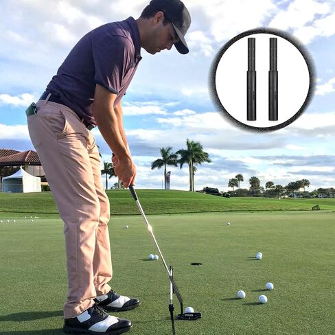 2PCS Graphite Golf Club Extension ، Carbon Lives Golf Golf Extender ، طوله 5 بوصات ، قطره 0.6 بوصة ، أسود in Saudi Arabia