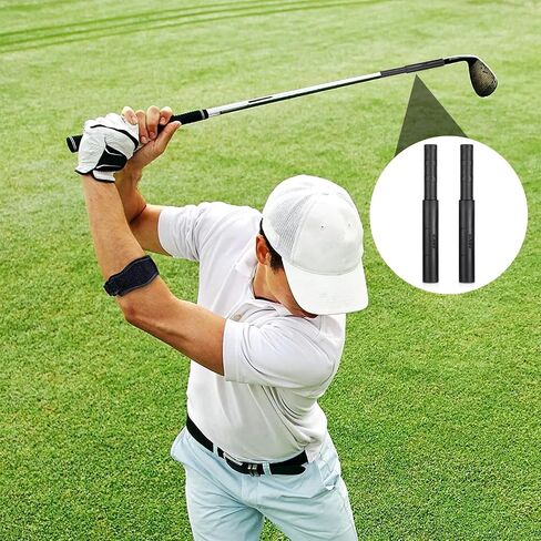 2PCS Graphite Golf Club Extension ، Carbon Lives Golf Golf Extender ، طوله 5 بوصات ، قطره 0.6 بوصة ، أسود in Saudi Arabia