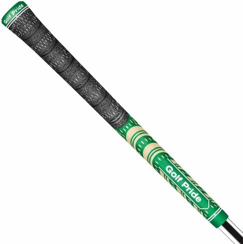 Golf Pride MCC Golf Club Grip - Grip Hybrid Grip All -Weather - سلك قطني مصقول وملمس محصن - تقنية رطوبة رطوبة ، أخضر/ذهبي in Kuwait