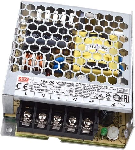 LRS-50-5 5V 10A 50W Single Output Industrial Switching Power Supply for Automation & LED Applications in Saudi Arabia