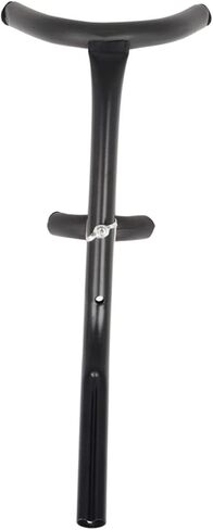 Foldable Saxophone Stand Saxophone Holder with Support and Protective Sponge Cushion Portable Compact Black in Saudi Arabia