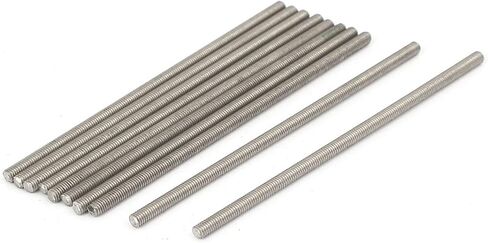أعلى 10pcs m4-0.7 × 60 مم قضيب ملولب بالكامل ، 304 قضبان خيوط اليد اليمنى من الفولاذ المقاوم للصدأ ، شريط قضيب محفوظ بالكامل لبراغي المرساة ، المشابك ، الشماعات و bolts u in Saudi Arabia