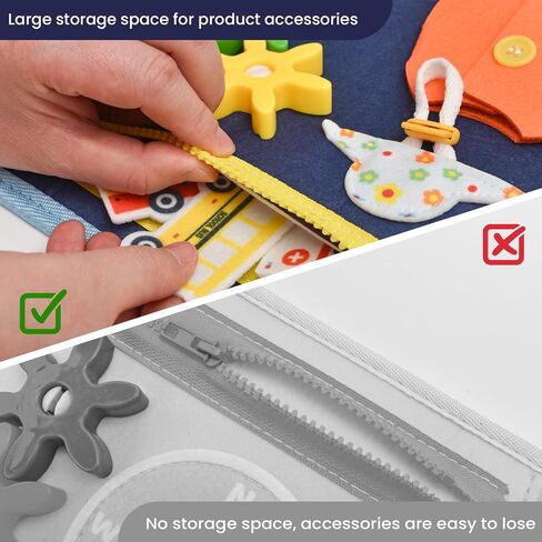 كتاب مزدحم للأطفال الصغار 1-3 ، ألعاب Montessori Toys مشغول لـ 1 2 3 3 4 سنوات هدية عيد ميلاد التعلم التعليمي التعلم الهادئ كتاب طائرة سيارات السفر لأطفال Tollders 1- 3 in Kuwait