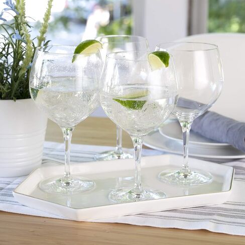 Spiegelau Special Gin and Tonic Glasses Set of 4 - European-Made Crystal, Modern Cocktail Glassware, Dishwasher Safe, Professional Quality Cocktail Glass Gift Set - 21 oz in Saudi Arabia
