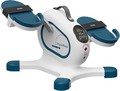 PhysioPedal® Arm & Leg Pedal Exerciser, Dual Mode, 8 Motorized Speeds, 8 Adjustable Resistance Levels, LED Display, Magnetic Remote, Low-Impact Exercise for Joint Health & Mobility in Saudi Arabia