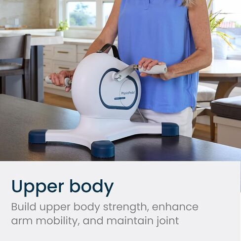 PhysioPedal® Arm & Leg Pedal Exerciser, Dual Mode, 8 Motorized Speeds, 8 Adjustable Resistance Levels, LED Display, Magnetic Remote, Low-Impact Exercise for Joint Health & Mobility in Saudi Arabia