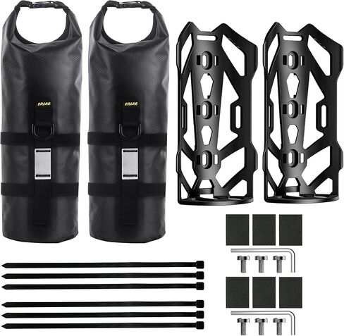WEEROCK 5L BIKE BAG FRONT FORK BAG 2 BACK BACKCLE BICYCLE BAG كبيرة السعة السريعة إطلاق الدراجة للدراجة الجبلية MTB ، دراجة الطراد ، دراجة السفر in Saudi Arabia