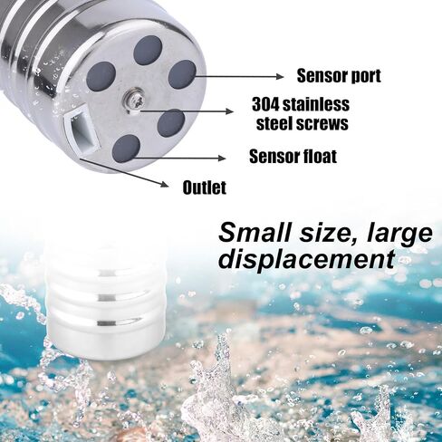 4 Sets Water Float Valve Kit, 1/2" to 3/4'' Stainless Steel Automatic Water Level Control Shut Off Float Valve for Aquarium Swimming Pool Fish Tank Livestock Trough Distiller in Saudi Arabia