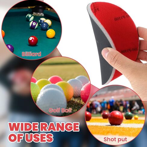 9 Pcs Bowling Ball Sanding Pads,Polishing Cleaning Kit,Sanding Pads Set with Grit 180 320 400 500 800 1000 1200 1500 2000 2500 3000 Bowling Accessories for Surface Pad Cleaning Polishing Ball Pad in Saudi Arabia