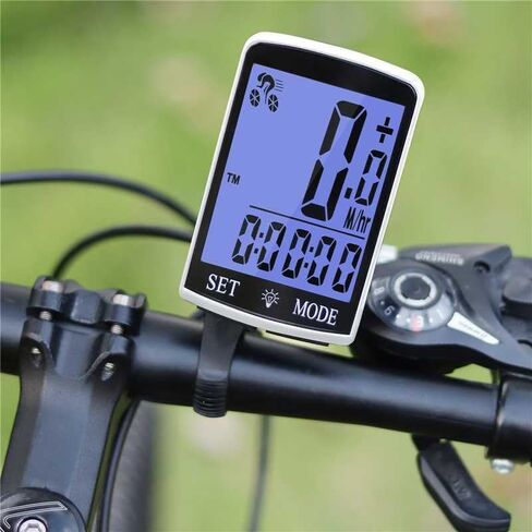 كمبيوتر الدراجة ومقياس الدراجات اللاسلكي العلمان الكبير 3.3 كيلومتر كيلومتر/ساعة عداد السرعة الدراجة مع تلقائي تلقائي لسرقة المدرسة متعقب السرعة متعددة الوظائف in Kuwait