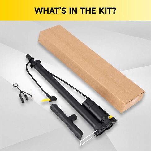 Bike Pump with Gauge,High Pressure,Floor Bicycle Pump Compatible with Presta and Schrader Valve in Saudi Arabia