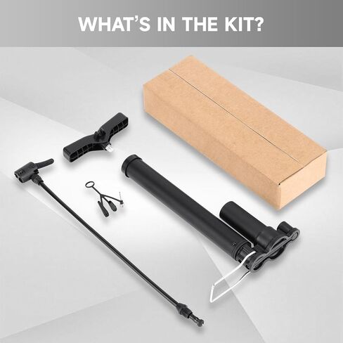Bike Pump with Gauge,High Pressure,Floor Bicycle Pump Compatible with Presta and Schrader Valve in Saudi Arabia