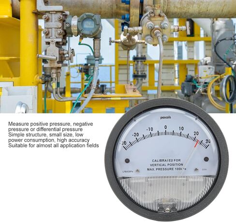مقياس مقياس مقياس المجلس مقياس ضغط ثابت ، مقياس ضغط تفاضلي للكشف عن مرشح HVAC الغرفة النظيفة مع مكونات فراغ المؤشر in Kuwait