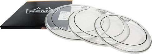 REMO Clear Pinstripe FUSION Pack - Tom Drumheads (10" 12" 14") in Saudi Arabia
