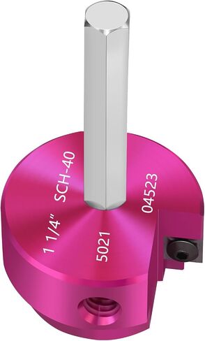 PVC Fitting Saver 2-Inch Head,2" PVC Pipe Reamer with 3/8-Inch Hex Shaft,Socket Saver Plumbing Tool Plastic Pipe Fitting Reamer for Sch.40 CPVC ABS Hub,Fit Standard 1/2" Drills in Saudi Arabia