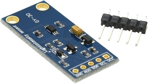 1PCS GY-30 GY-302 BH1750FVI BH1750 3V-5V The Digital Optical Intensity Illumination Sensor BH1750FVI of Module(GY-302) in Saudi Arabia