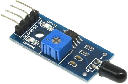 LM393 4 Pin IR Flame Detection Sensor Module Fire Detector Infrared Receiver Module DIY Kit in Saudi Arabia
