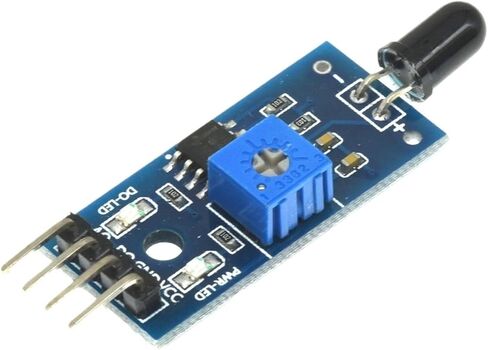 LM393 4 Pin IR Flame Detection Sensor Module Fire Detector Infrared Receiver Module DIY Kit in Saudi Arabia