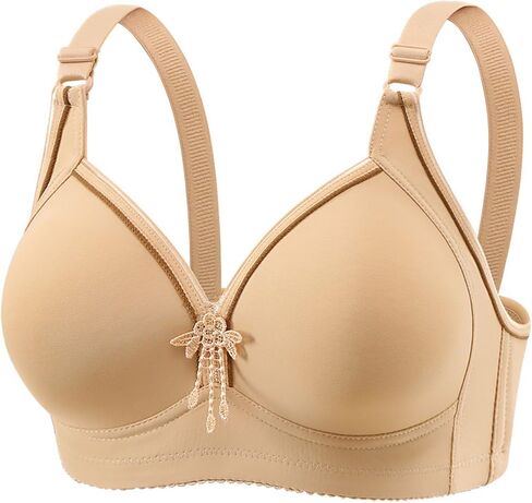 Womens Push Up Bras Full Coverage Supportive Adjustable Wire Free Breathable Plus Size No Underwire Everyday Bra in Saudi Arabia