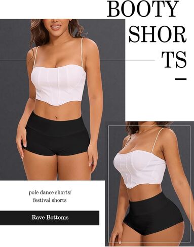 Cut Out Yoga Shorts Booty Butt Lifting Scrunch Shorts High Waisted Workout Gym Active Hot Pants in Kuwait